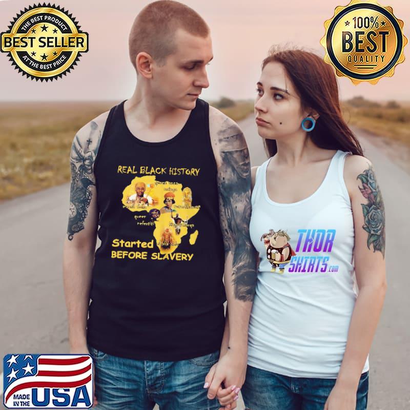 Awesome Real black history started before slavery Tank Top