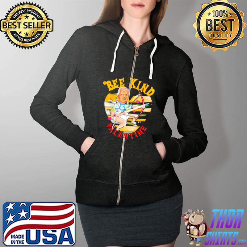 Best Nice biden bee kind valentine Full Zip Hooded