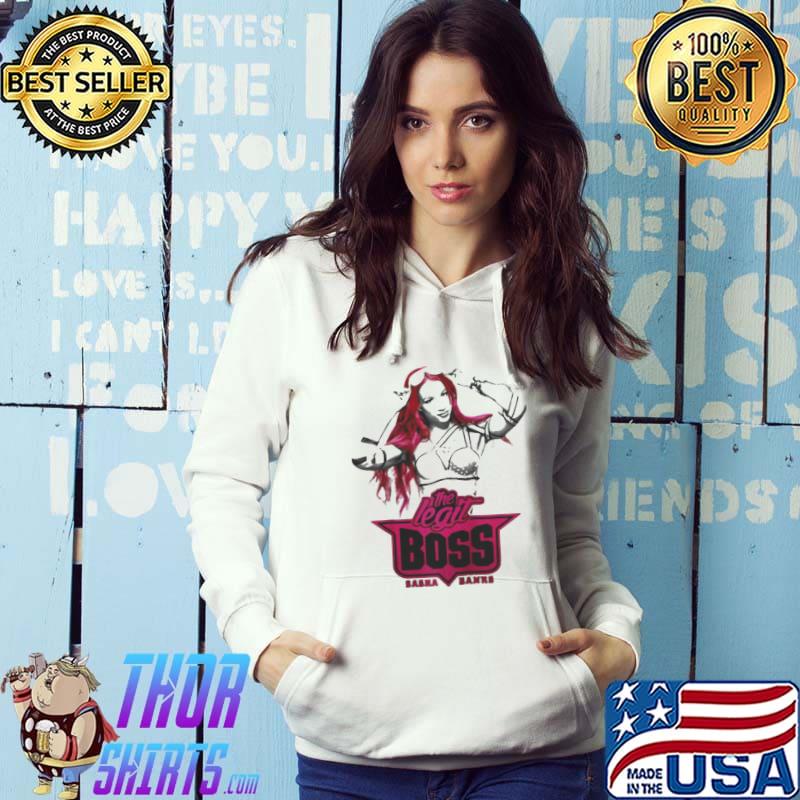 Best Wwe Sasha Banks Pink Hair Raglan Baseball Shirt