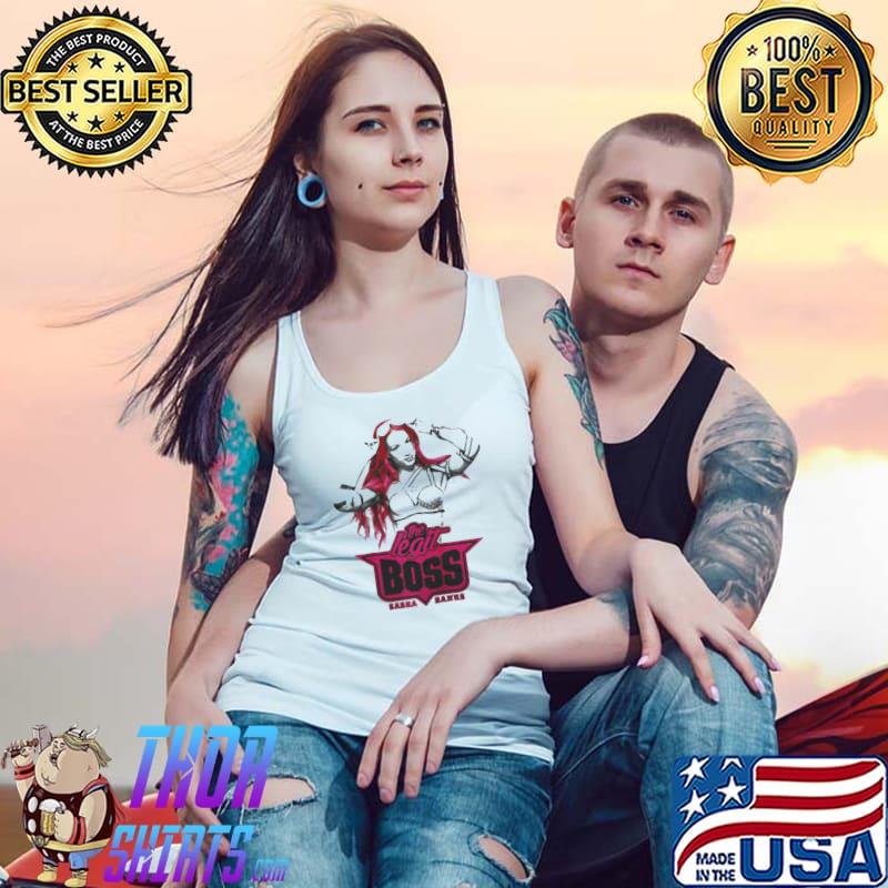 Best Wwe Sasha Banks Pink Hair Raglan Baseball Shirt Tank Top