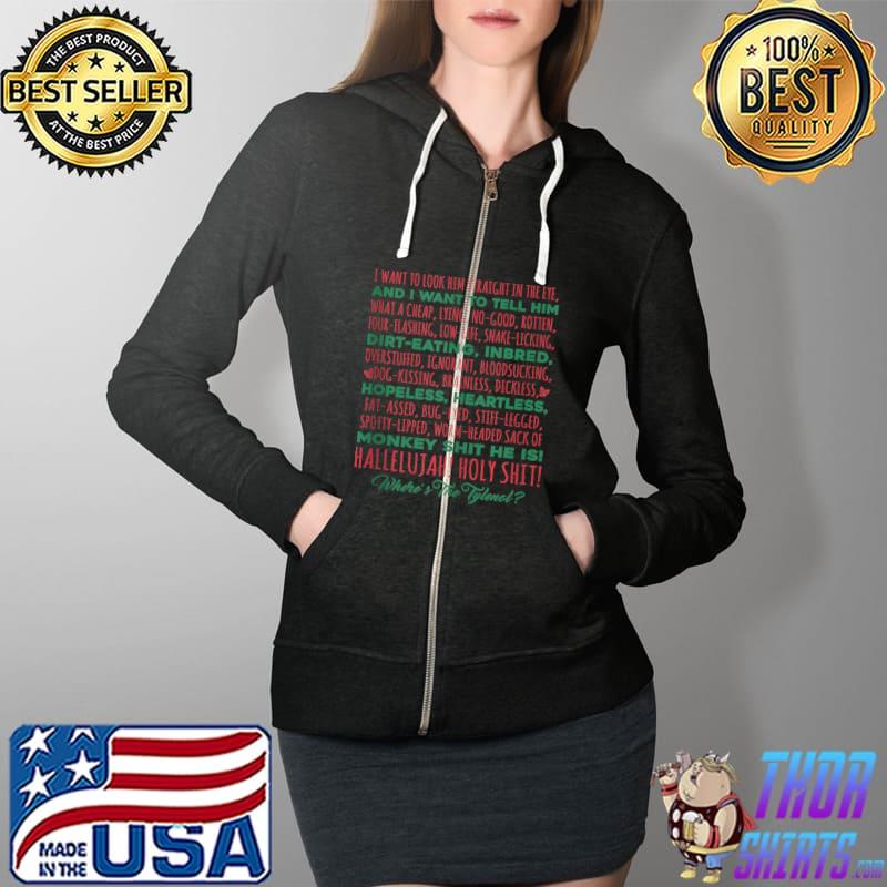 Christmas Vacation Cheap Lying No-Good Rotten Family T- Full Zip Hooded