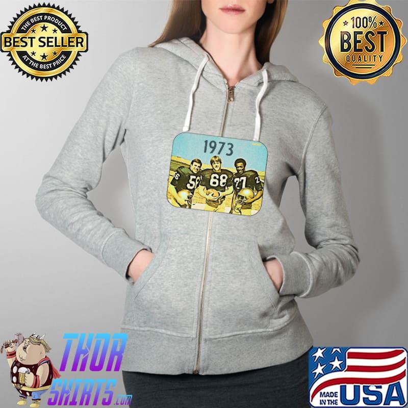 Funny 1973 Notre Dame Shirt Full Zip Hooded