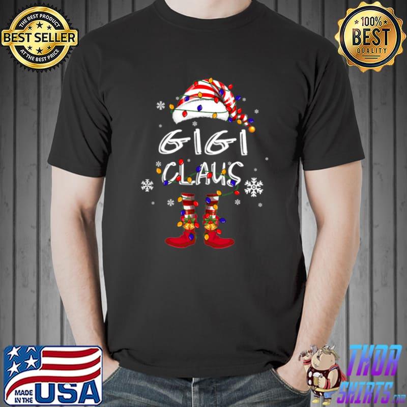Funny Santa Gigi Claus Elf Merry Christmas Gift T- Unisex