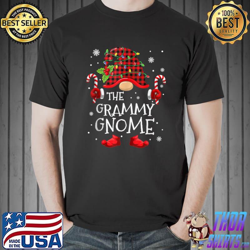 Grammy Gnome Buffalo Plaid Matching Family Christmas Pajama T- Unisex