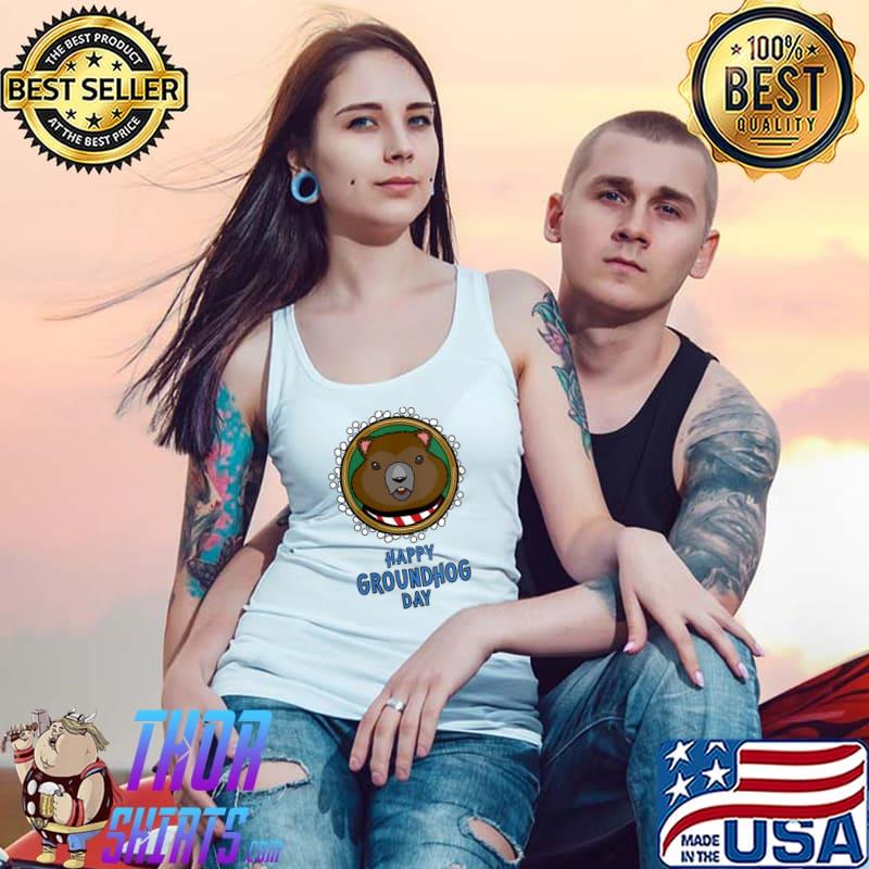 Groundhog Day Celebration Cute Spring Winter Pennsylvania PA T- Tank Top