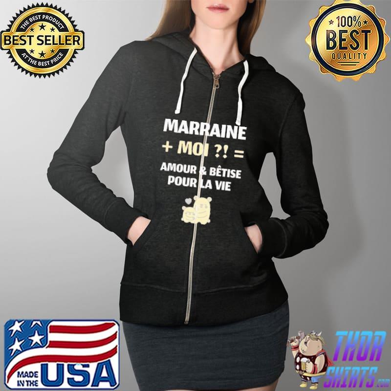 Marraine Moi Shirt Full Zip Hooded