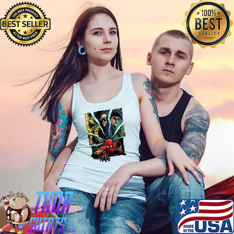 Marvel Spider-Man No Way Home Spider-Man and Foes T- Tank Top