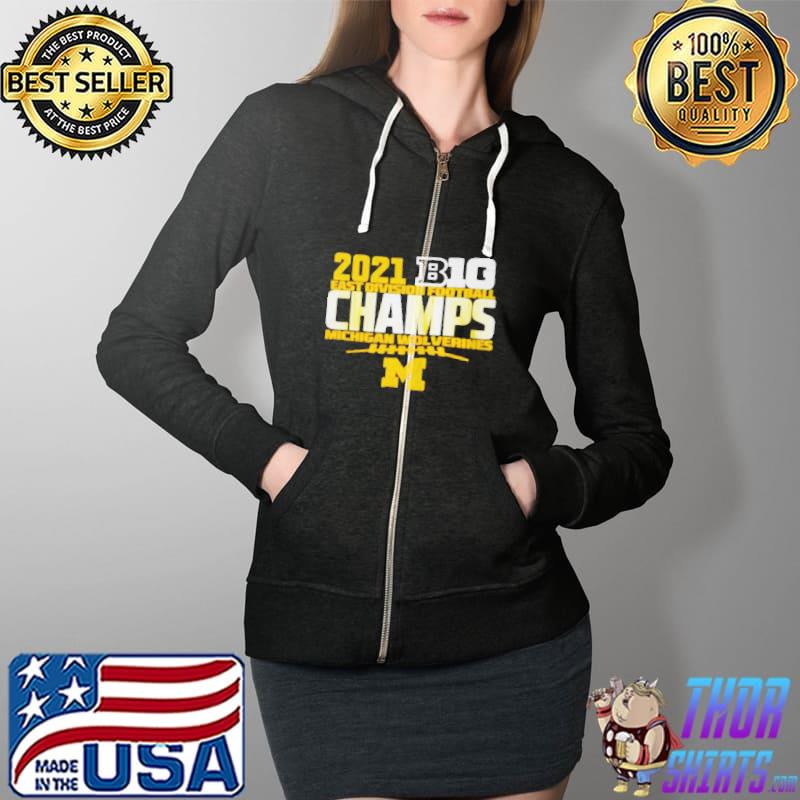 Michigan big ten championship 2021 Football game Full Zip Hooded