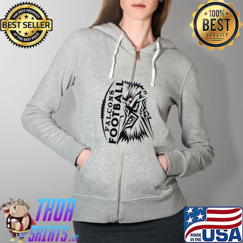 Nice Falcons Football Full Zip Hooded