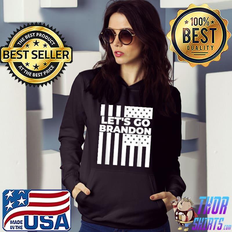 Official let's go Brandon shirt funny Conservative Anti Liberal Flag T-Shirt