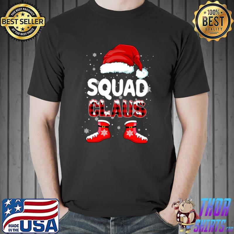 Original Funny Squad Santa Claus Christmas Matching Family Pajamas Long Sleeve T-Shirt Unisex
