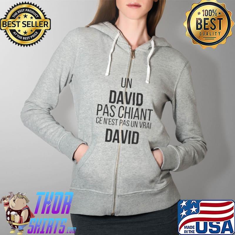 Original Un david pas chiant ce nest pas un vral david Full Zip Hooded