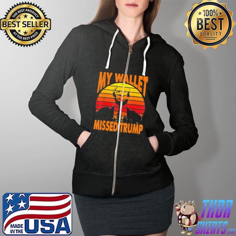Premium My wallet missed Trump antiBiden Full Zip Hooded