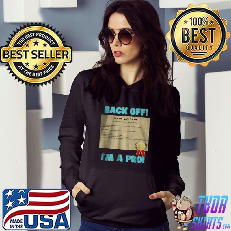 Premium Professional grandparenting certification shirt