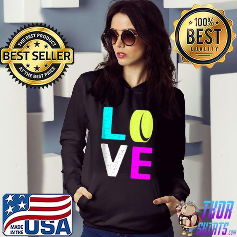 Premium Retro Valentines Day Hearts Hockey Sports Player Shirt