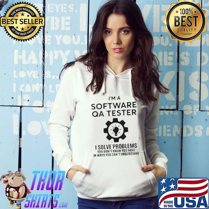 Qa tester software shirt