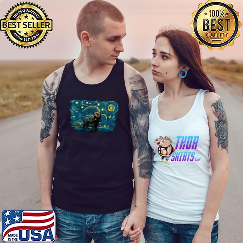 Retro Vintage Style Cavapoo T- Tank Top
