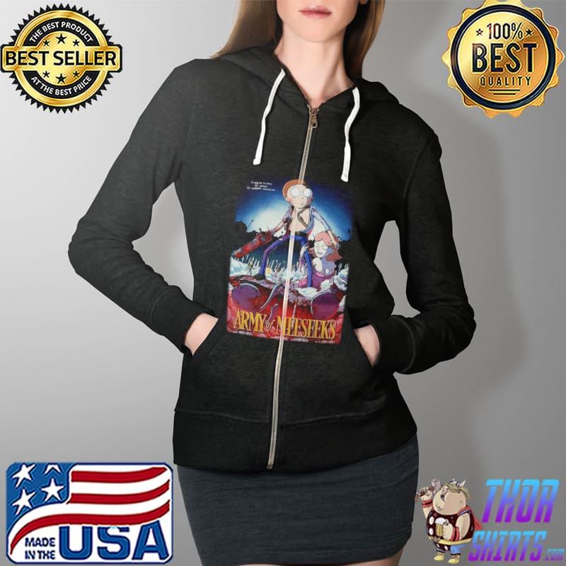 Rick And Morty Army Of Meeseeks Full Zip Hooded