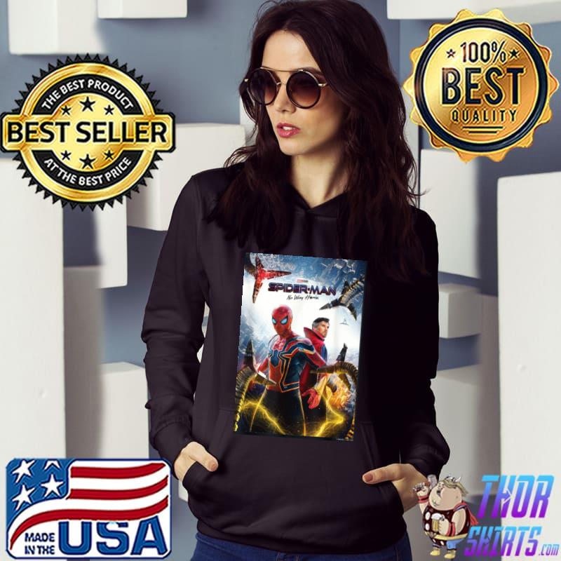 Spider-Man No Way Home Group Shot Face Off Poster T-Shirt