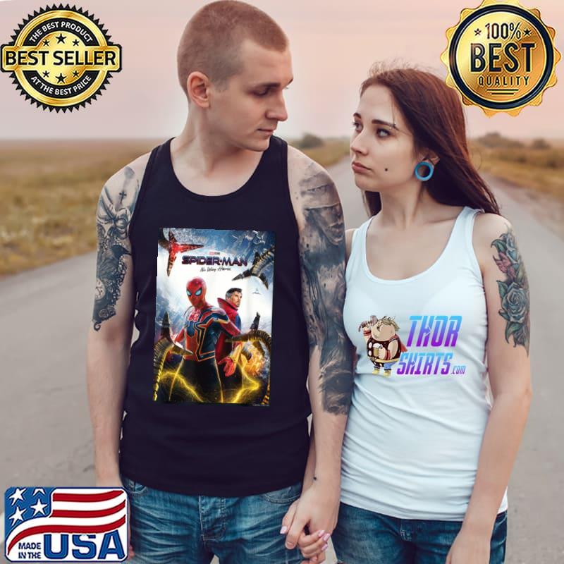 Spider-Man No Way Home Group Shot Face Off Poster T-Shirt Tank Top