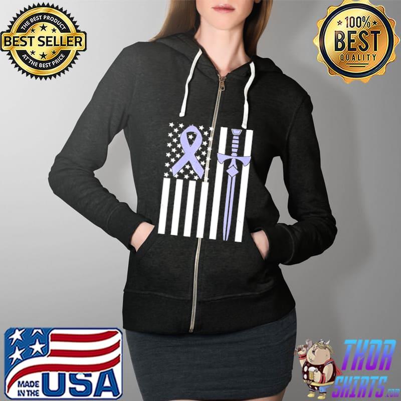 stomach Gastric Cancer November Cancer Awareness Month Shirt Full Zip Hooded
