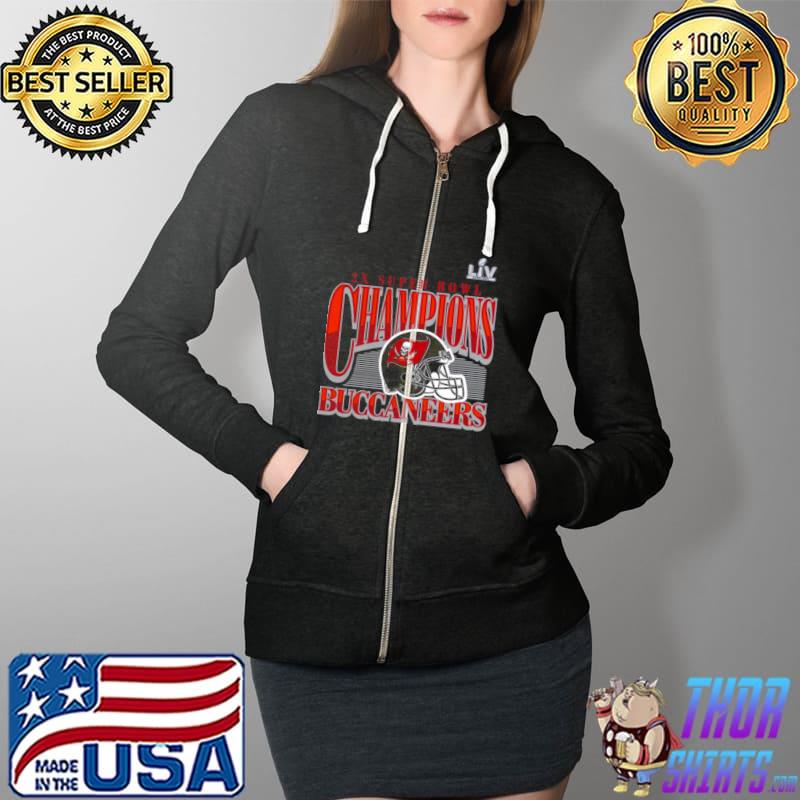 Tampa Bay Buccaneers Women’s 2 Time Super Bowl Champions Full Zip Hooded