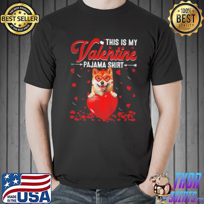This is my Valentine pajama shiba inu dog Unisex