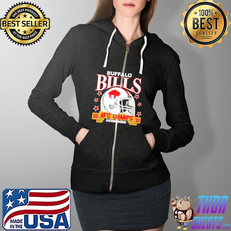 Top Buffalo Bills Afc Champions 2020 Eastern Division Shirt Full Zip Hooded