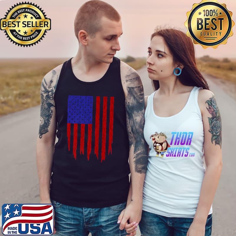 USA Flag Premium T-Shirt Tank Top