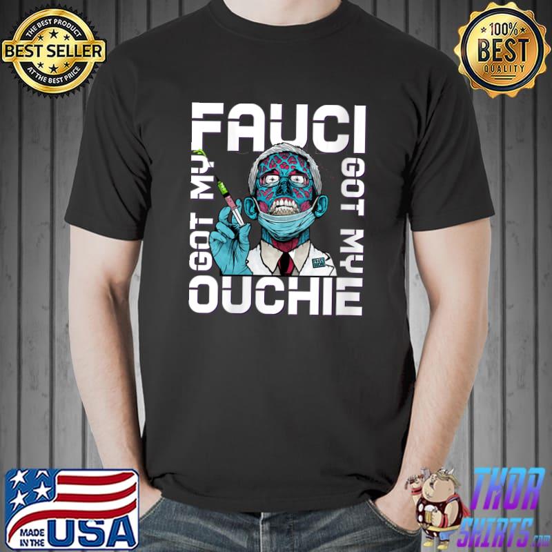 Zombie Fauci Ouchie Valentine Science FAUCH Valentine Day T- Unisex
