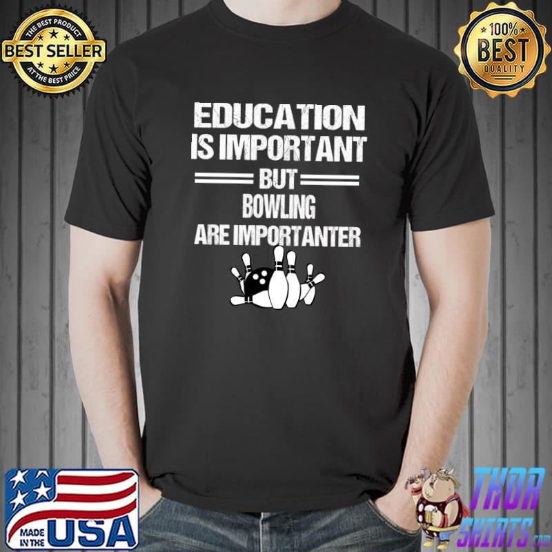 Awesome Bowling Pins Education Humor Sarcastic Christmas T- Unisex