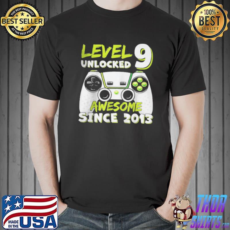 Awesome Level 9 unlocked awesome since 2013 Unisex