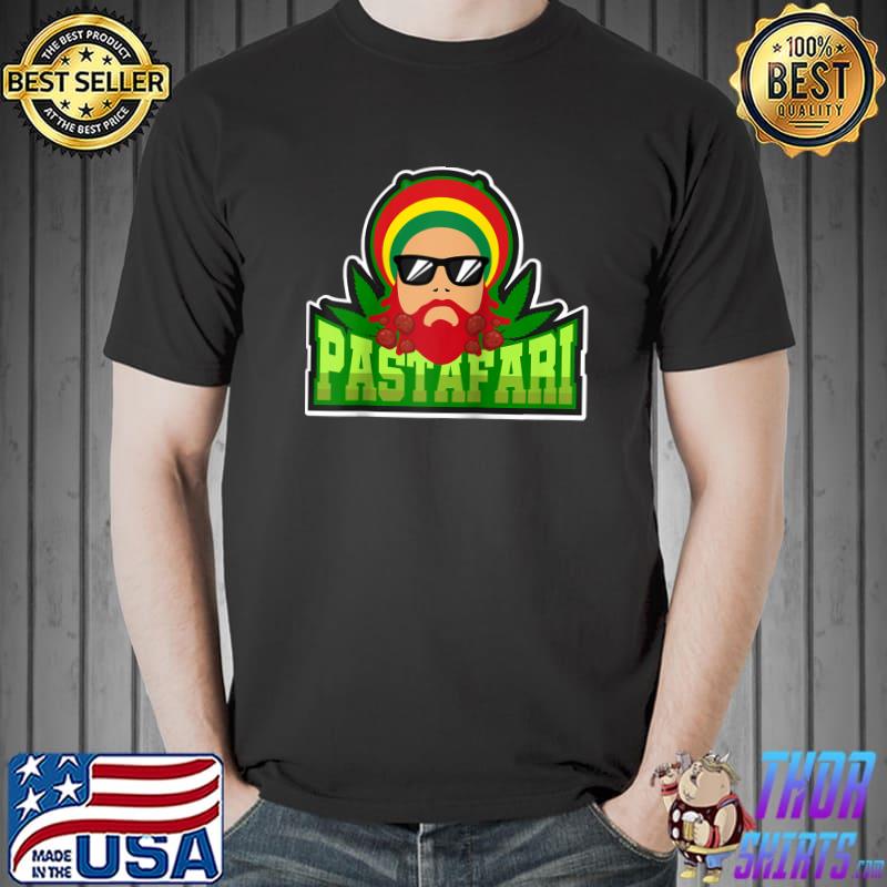 Awesome Pastafari Rasta Jamaica Funny Pasta Chef Culinary Gangster T- Unisex
