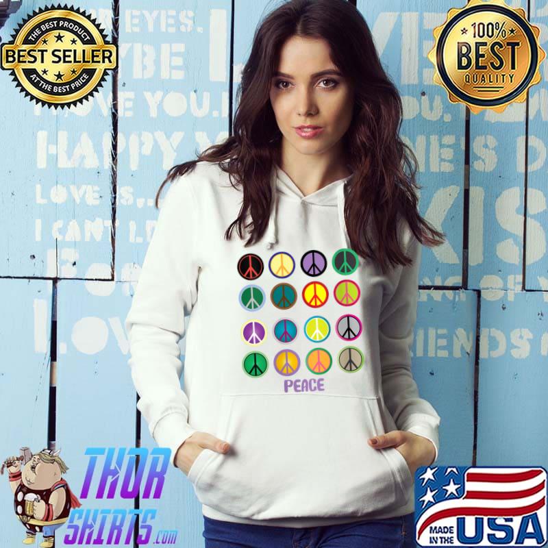 Awesome Peace Seeker Sign Peace Lover Symbol T-Shirt