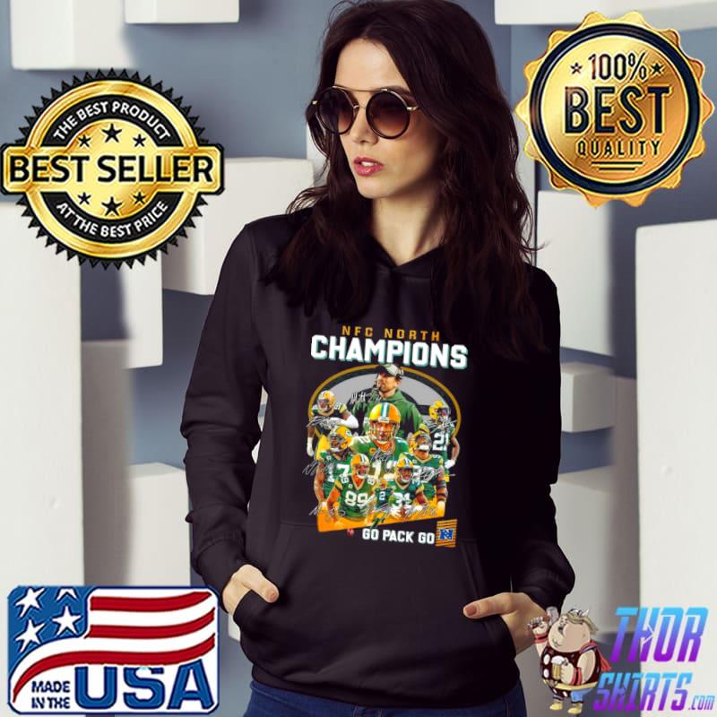 Best Green Bay Packers Team NFC North Champions Go Pack Go Signatures Shirt