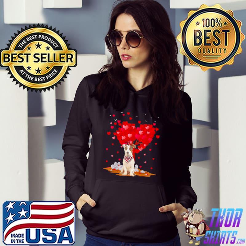 Best heart Shape Jack Russell Terrier Dog Valentine’s Day Shirt