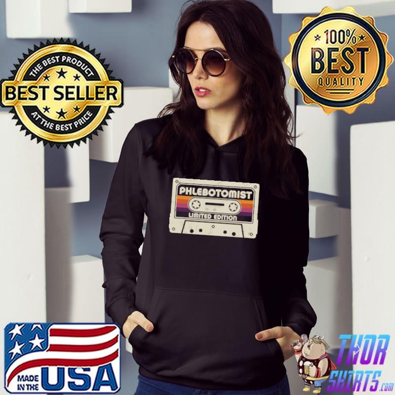Best PHLEBOTOMIST Funny Job Title, Vintage Retro Career T-shirt