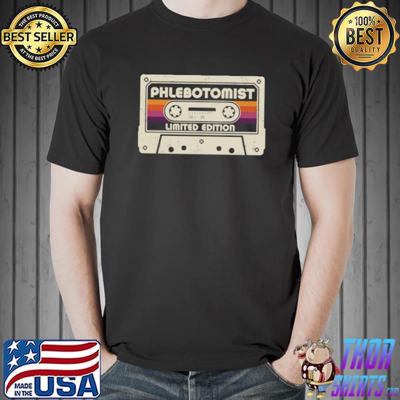Best PHLEBOTOMIST Funny Job Title, Vintage Retro Career T- Unisex
