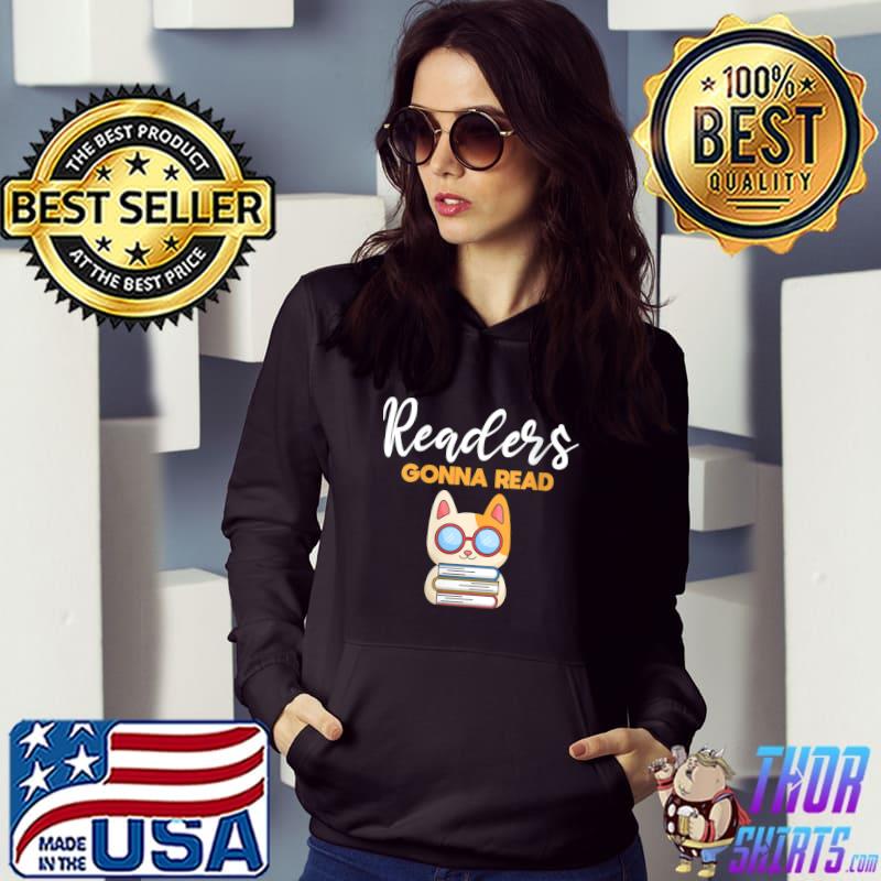 Best Readers Gonna Read Cat & Book Lover T-shirt