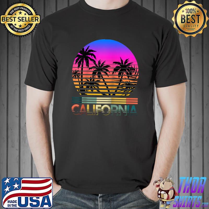 Best Retro Beach Tropical Californian Summer CA California T-Shirt Unisex