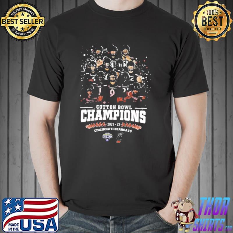 Cincinnati Bearcats Football Team Cotton Bowl Champions 2021 2022 Unisex T-Shirt Unisex
