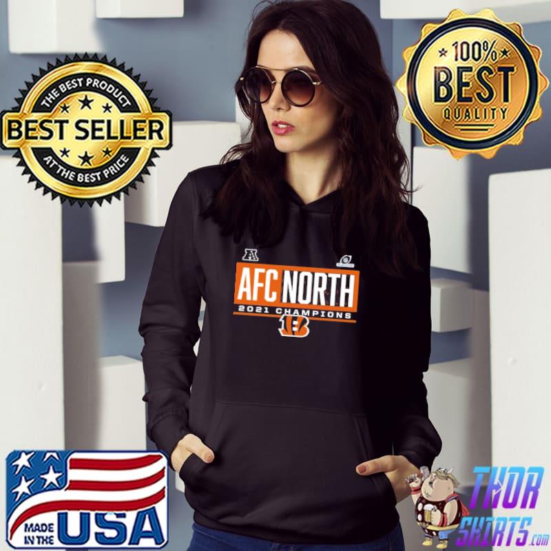 Cincinnati Bengals AFC North 2021 Champions T-shirt, hoodie, sweater, long  sleeve and tank top