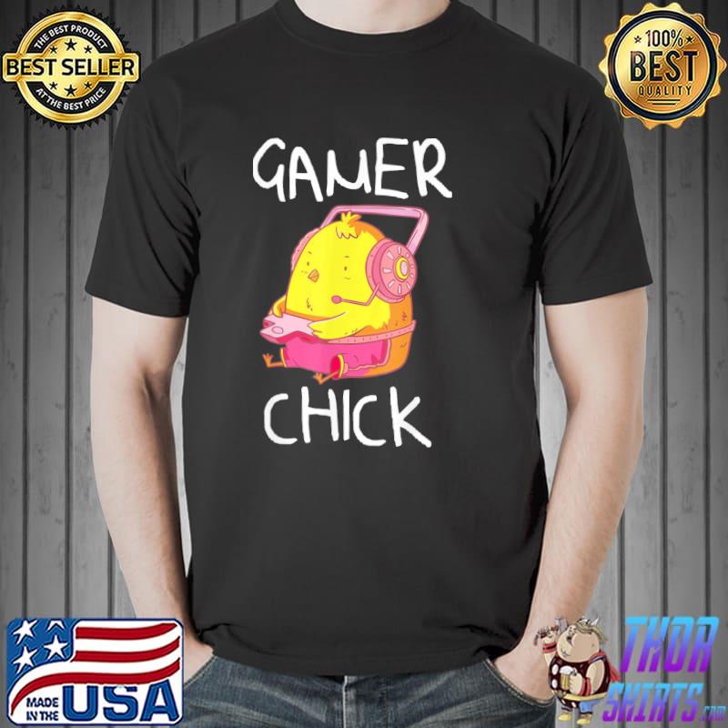 Cute Gamer Chick Video Gaming T-Shirt Unisex