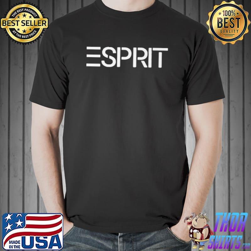 Esprit logo print boxy fit Unisex