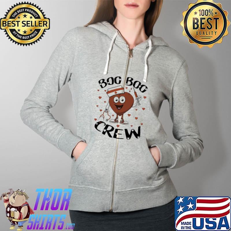 Funny Boo Boo Crew Valentines Day Nursing Unisex Sweatshirt Unisex T-Shirt Full Zip Hooded