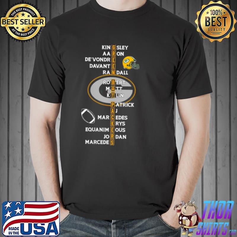 Funny Green Bay Packers Kingsley Aaron De’vondre Davante Shirt Unisex