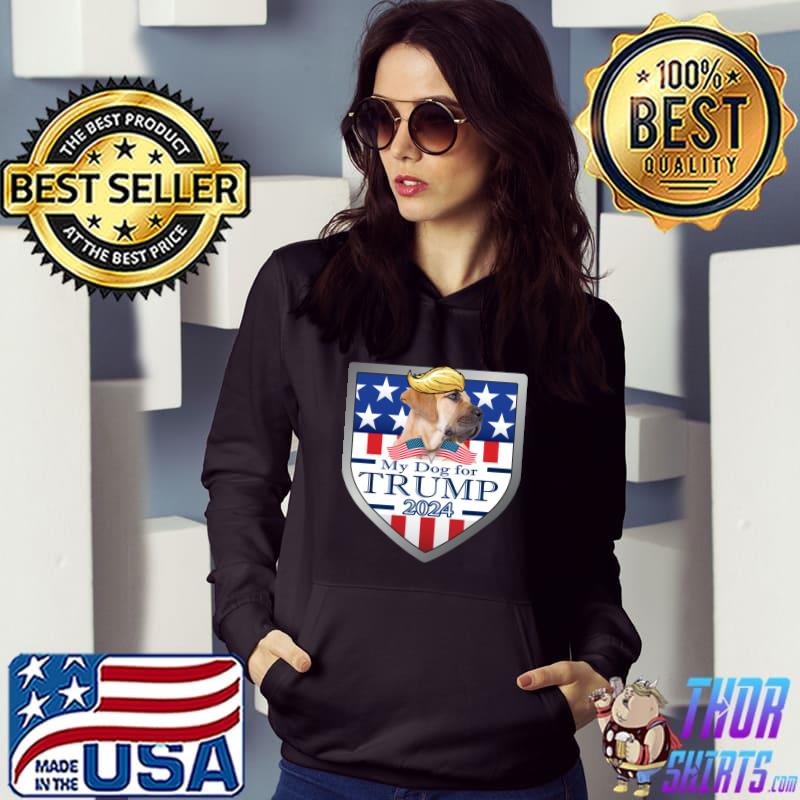 Funny My Dog For Trump 2024 Boerboel Pullover T Shirt