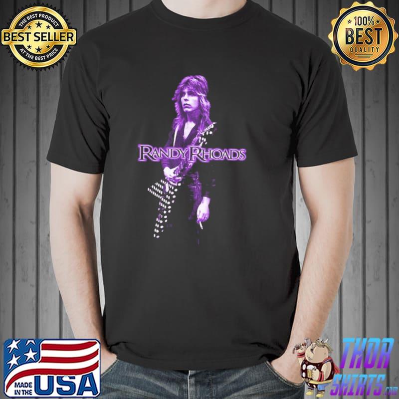 Funny Randy Rhoads Purple Artist Unisex T-Shirt Unisex