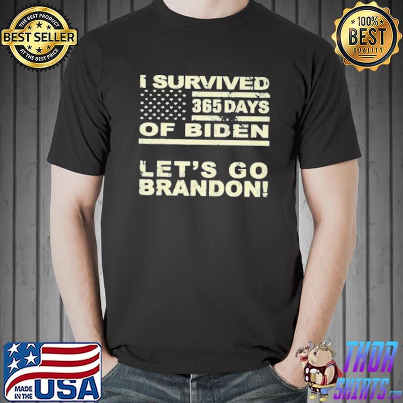 I survived 365 days of Biden let's go brandon shirt