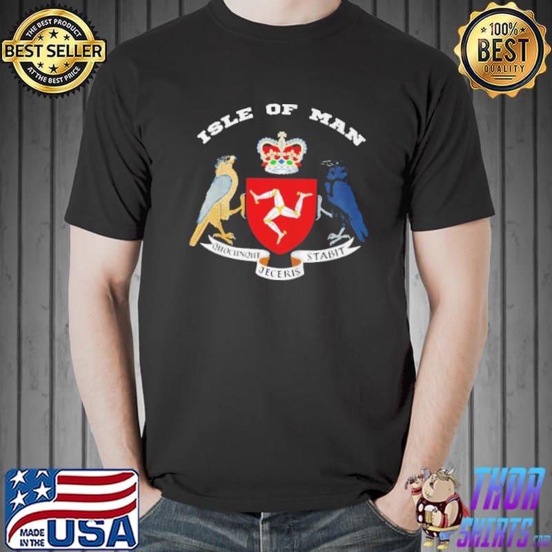 Isle of man coat of arms of coat of arm flag manx Unisex